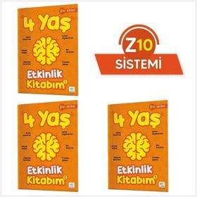 4 Yaş Etkinlik Kitabım Seti Z10 Sistemi Yükselen Zeka Yayınları