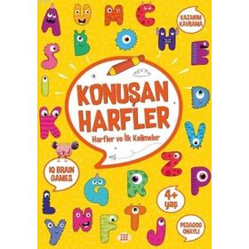 4+ Yaş Konuşan Harfler - Dokuz Yayınları