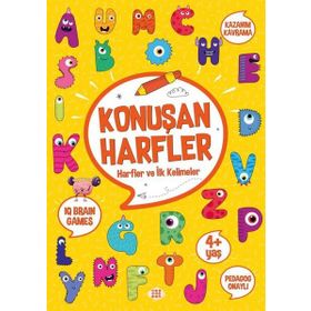 4+ Yaş Konuşan Harfler - Dokuz Yayınları