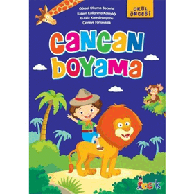 +4 Yaş Okul Öncesi Boyama Kitabı Seti - Cancan Yayınları