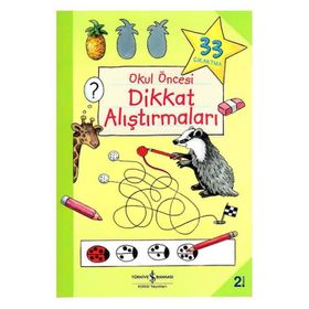 +4 Yaş Okul Öncesi Dikkat Alıştırmaları-İş Bankası Yayınları