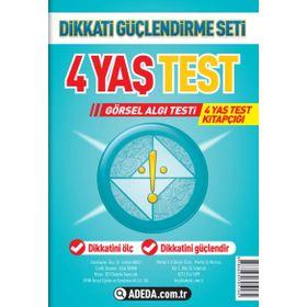 4 Yaş Test Görsel Algı Seti - 4 Yaş Test Kitapçığı - Doç. Dr. Osman Abalı