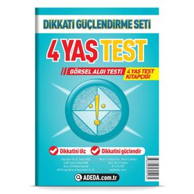 4 Yaş Test Görsel Algı Seti - 4 Yaş Test Kitapçığı - Doç. Dr. Osman Abalı