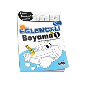 4 Yaş ve Üzeri Eğlenceli Boyama 1 - Niha Çocuk