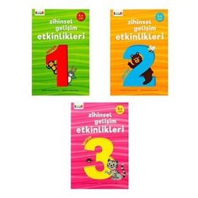 +4 Yaş Zihinsel Gelişim Etkinlikleri 3’lü - Eolo Yayınları