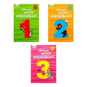 +4 Yaş Zihinsel Gelişim Etkinlikleri 3’lü - Eolo Yayınları