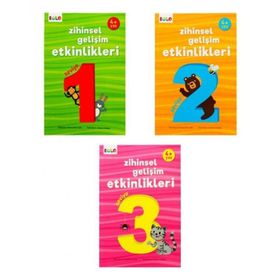 +4 Yaş Zihinsel Gelişim Etkinlikleri 3’lü - Eolo Yayınları