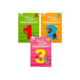 +4 Yaş Zihinsel Gelişim Etkinlikleri 3’lü - Eolo Yayınları