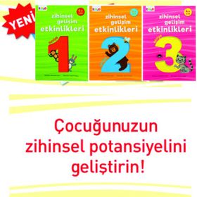 +4 Yaş Zihinsel Gelişim Etkinlikleri 3’lü - Eolo Yayınları