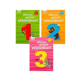 +4 Yaş Zihinsel Gelişim Etkinlikleri 3’lü - Eolo Yayınları