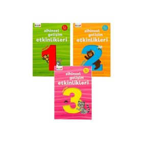 +4 Yaş Zihinsel Gelişim Etkinlikleri 3’lü - Eolo Yayınları