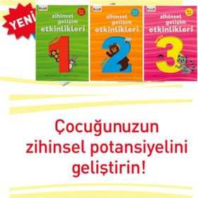 +4 Yaş Zihinsel Gelişim Etkinlikleri 3’lü - Eolo Yayınları