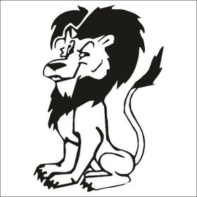 40 cm Aslan Alaska Folyo Sticker