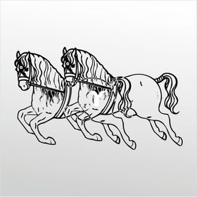 40 cm Atlar Folyo Sticker