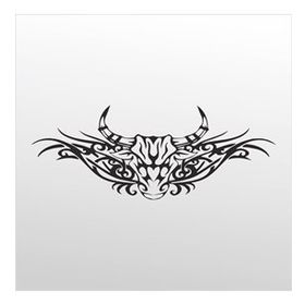 40 cm Boğa Deseni Folyo Sticker