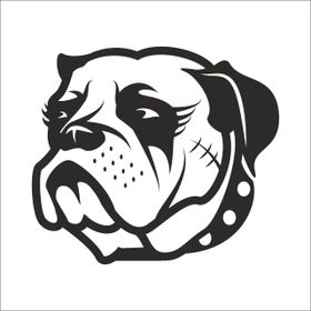 40 cm Buldok Köpek Folyo Sticker