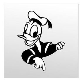 40 cm Daffy Duck Folyo Sticker