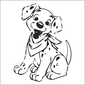 40 cm Dalmaçyalı Folyo Sticker