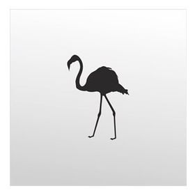 40 cm Flamingo Folyo Sticker