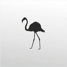 40 cm Flamingo Folyo Sticker