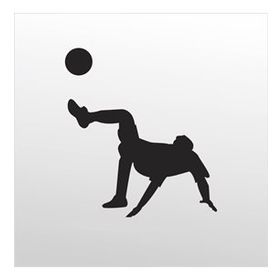 40 cm Futbol Folyo Sticker