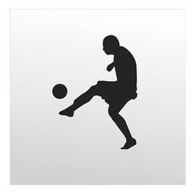 40 cm Futbol Folyo Sticker