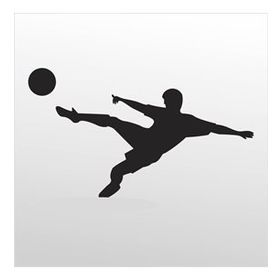 40 cm Futbol Folyo Sticker