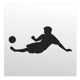 40 cm Futbol Folyo Sticker