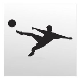 40 cm Futbol Folyo Sticker