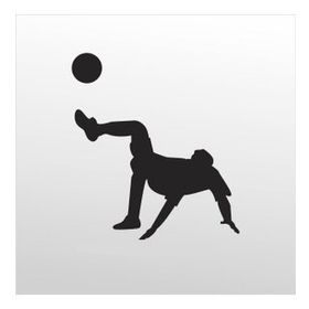 40 cm Futbol Folyo Sticker