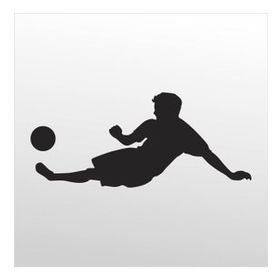 40 cm Futbol Folyo Sticker