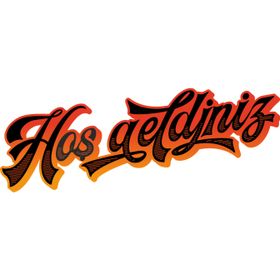 40 cm Hoş Geldiniz Folyo Sticker