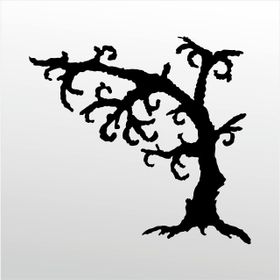 40 cm Kurumuş Ağaç Folyo Sticker
