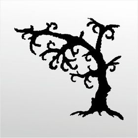 40 cm Kurumuş Ağaç Folyo Sticker