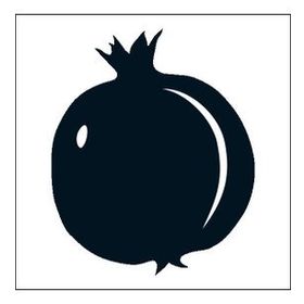 40 cm Nar Folyo Sticker