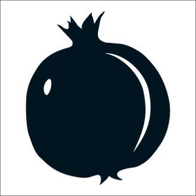 40 cm Nar Folyo Sticker