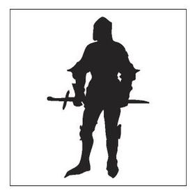 40 cm Savaşçı Folyo Sticker
