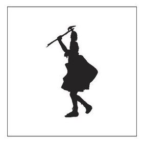 40 cm Savaşçı Folyo Sticker