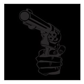 40 cm Silahlar Folyo Sticker
