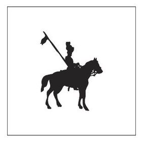 40 cm Şovalye Folyo Sticker