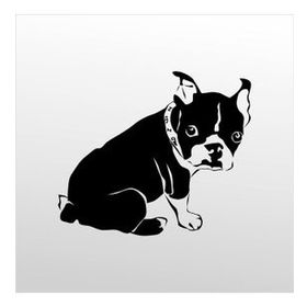 40 cm Yavru Köpek Folyo Sticker