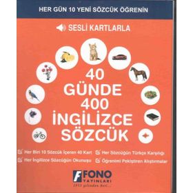 40 Günde 400 İngilizce Sözcük - Fono Yayınları