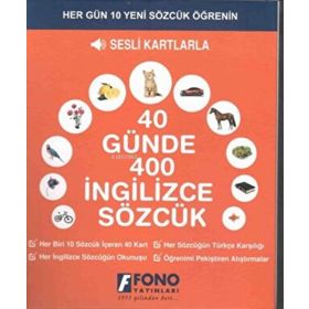 40 Günde 400 İngilizce Sözcük - Fono Yayınları