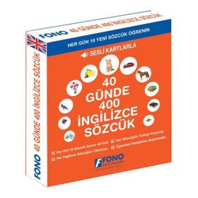40 Günde 400 İngilizce Sözcük - Fono Yayınları