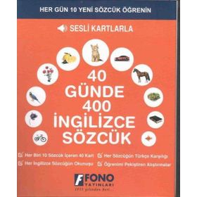 40 Günde 400 İngilizce Sözcük - Fono Yayınları