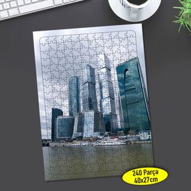 403215 İş Merkezi Gökdelenler Mimari 240 Parça Puzzle Yapboz