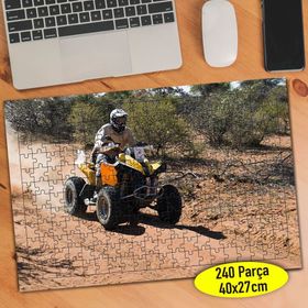4035397 Zorlu Parkurda ATV ile Safari 240 Parça Puzzle Yapboz
