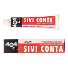 404 13.00x2.50x1.50 cm Kırmızı Sıvı Conta