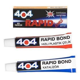 404 16 g 10 dakikada Yapıştıran Rapid Bond Hızlı Plastik Çelik Yapıştırıcı