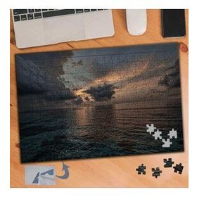 404 Gün Batımında Gökyüzü Bulut 240 Parça Puzzle Yapboz Tablo